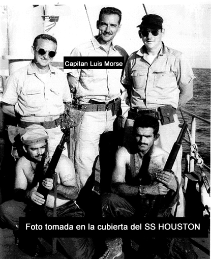 capitan Luis Morse en el Houston